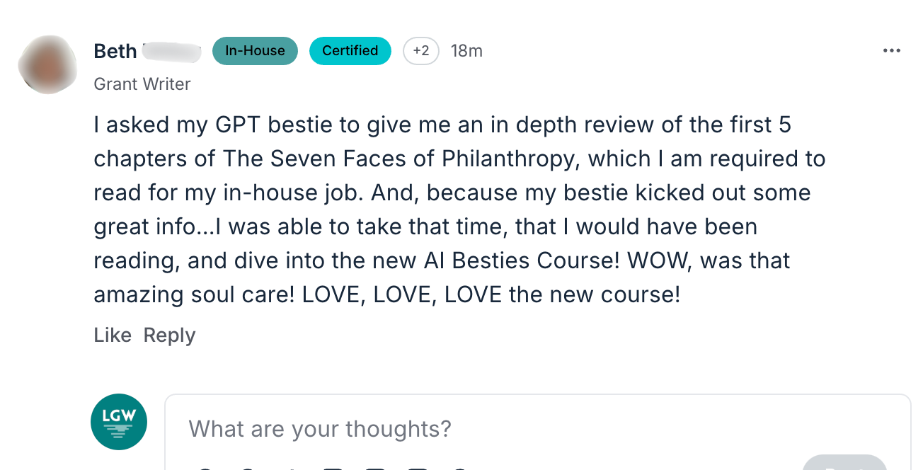 Beth Testimonial