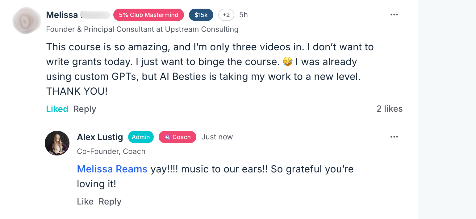 Melissa Testimonial