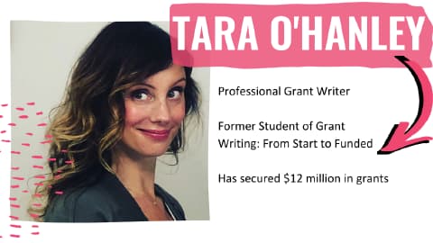 Blog author and grant writer Tara O'Hanley