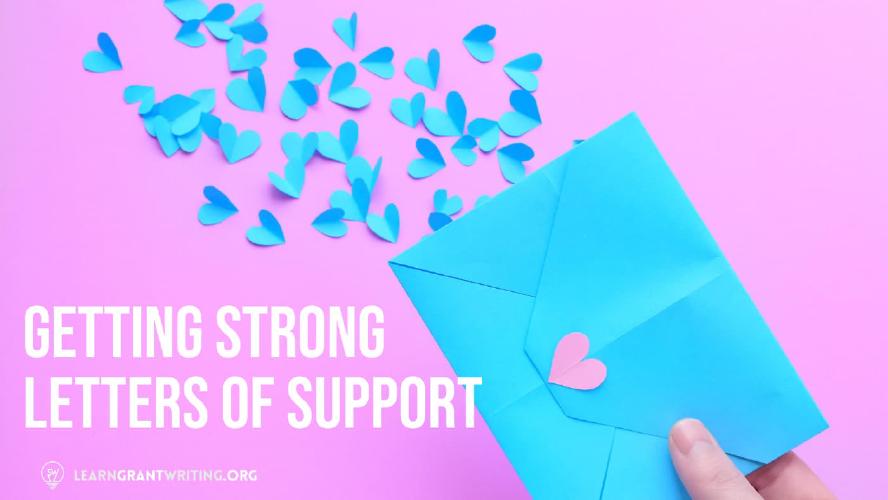  Getting Stellar Letters of Support for Your Grant 