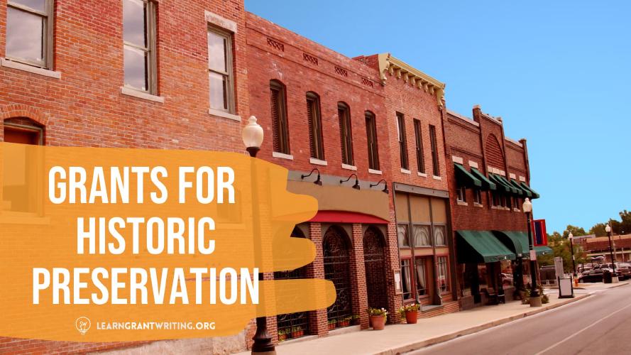  Grants for Historic Buildings 